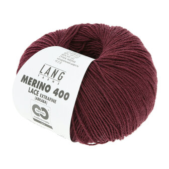 Lang Yarns Merino 400 Lace  - 064 Bordeaux