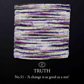 Simy&#039;s Truth Sock, 51 A change is as good as a rest