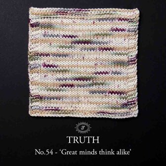 Simy&#039;s Truth Sock, 54 Great minds think alike