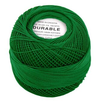 Durable,  borduur- haakkatoen - Kleur 1007 Groen