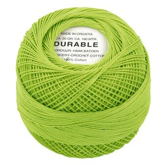 Durable,  borduur- haakkatoen - Kleur 1008 Neon Groen