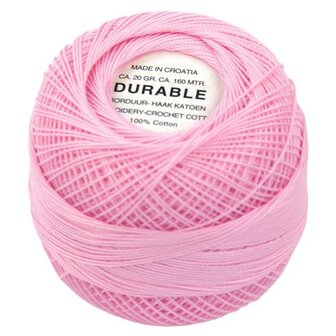 Durable,  borduur- haakkatoen - Kleur 1026 Neon Pink