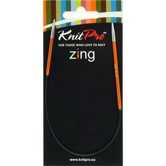 Knitpro Zing 2,75mm Asymetrische Rondbreinaalden 25cm