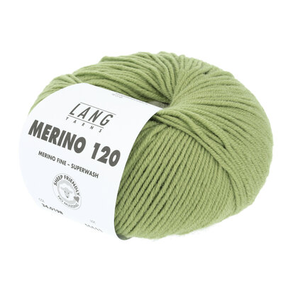 Lang Yarns Merino 120 - 198 light olive