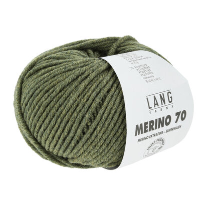 Lang Yarns Merino 70 - 398 Moss Green