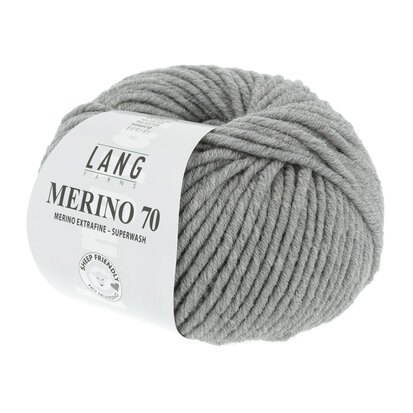 Lang Yarns Merino 70 - 003 Elephant Grey