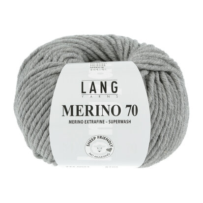 Lang Yarns Merino 70 - 003 Elephant Grey