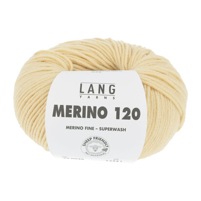 Lang Yarns Merino 120 - 049 Zachtgeel