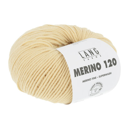 Lang Yarns Merino 120 - 049 Zachtgeel