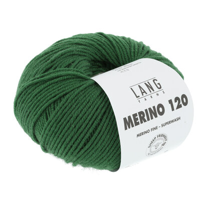 Lang Yarns Merino 120 - 417 donker groen