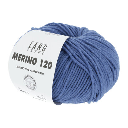 Lang Yarns Merino 120 - 121 Cobalt