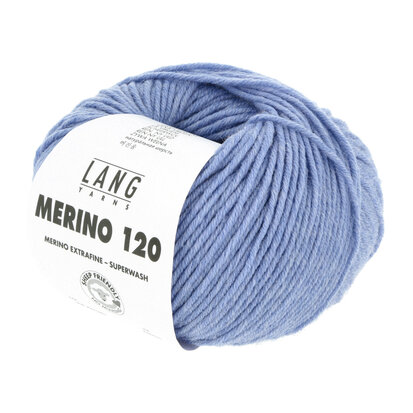 Lang Yarns Merino 120 - 320 Light blue mélange