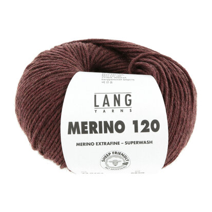 Lang Yarns Merino 120 - 262 Bordeaux