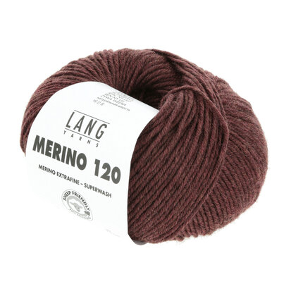 Lang Yarns Merino 120 - 262 Bordeaux