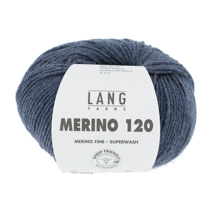 Lang Yarns Merino 150 - 234 Denimblauw