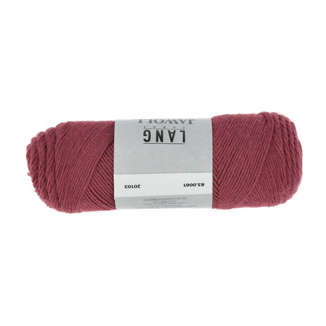 Lang Yarns Jawoll  061 Dark Red