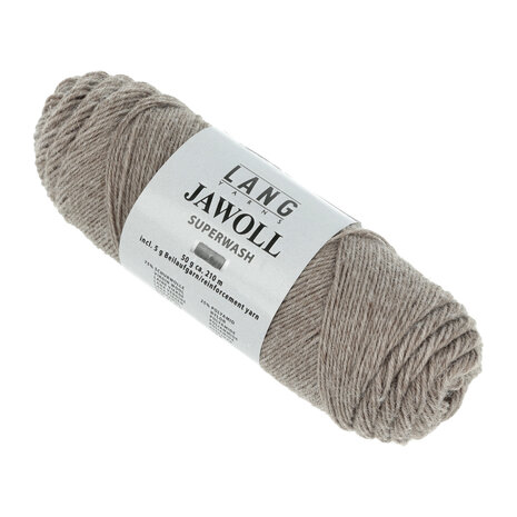 Lang Yarns Jawoll – 045 Light brown melange 