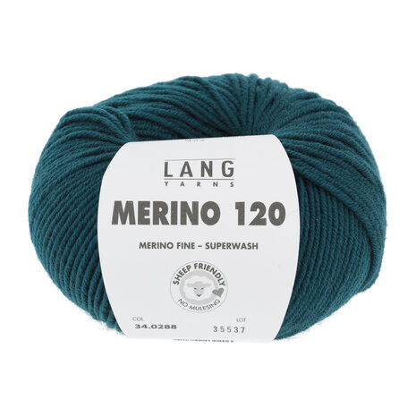 Lang Yarns Merino 120 - 288 Petrol