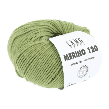 Lang Yarns Merino 120 - 198 light olive