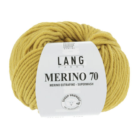 Lang Yarns Merino 70 - 014 Yellow mustard