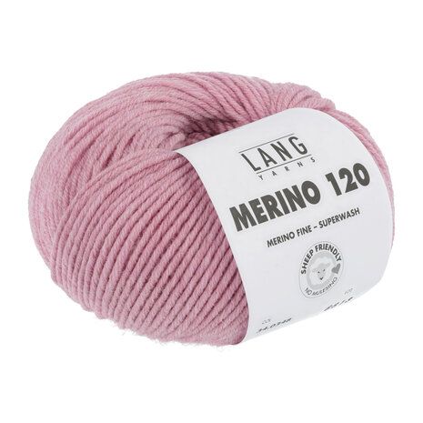 Lang Yarns Merino 120 - 348 Rose Melange