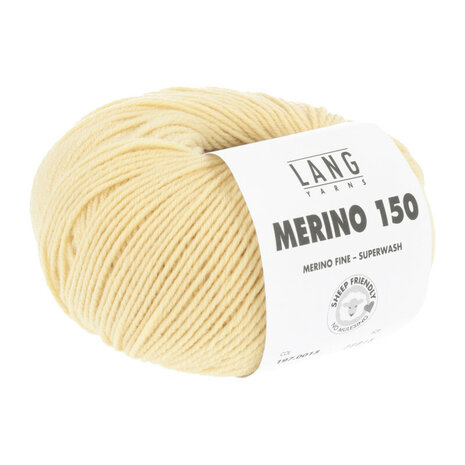 Lang Yarns Merino 150 - 013 Light Yellow