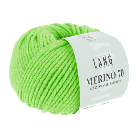 Lang Yarns Merino 70 - 116 Neon Groen