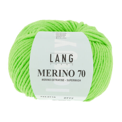 Lang Yarns Merino 70 - 116 Neon Groen