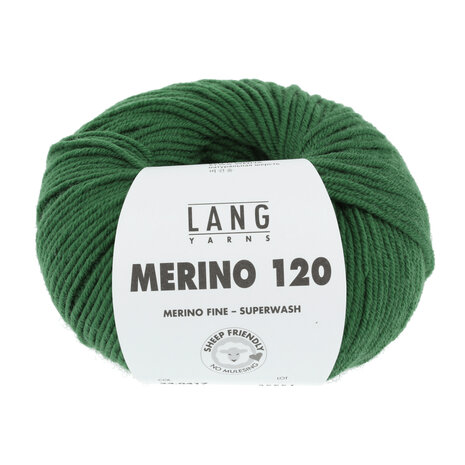 Lang Yarns Merino 120 - 417 donker groen