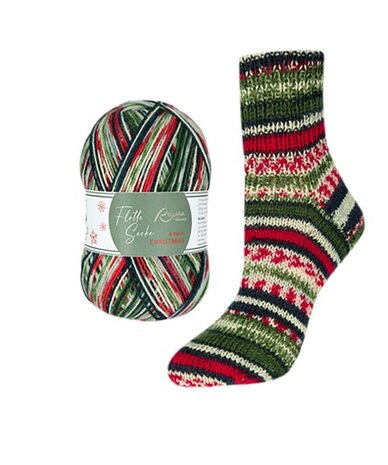 Rellana 0124 Flotte Socke Christmas