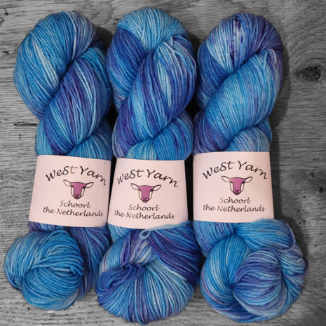 WeStYarn Deluxe Sock- Frosted Hyacinth