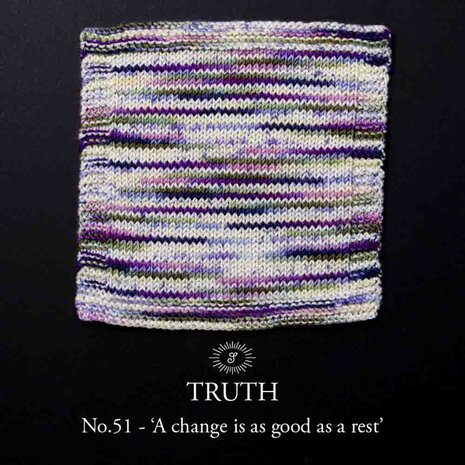 Simy's Truth Sock, 51 A change is as good as a rest