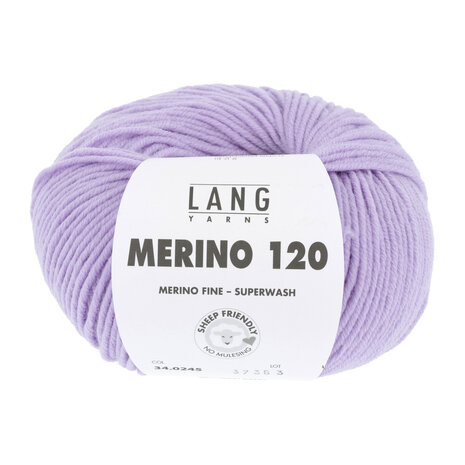 Lang Yarns Merino 120 - 245 Violet