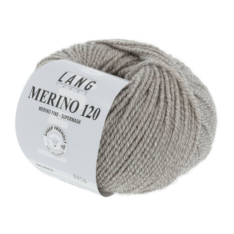 Lang Yarns Merino 120 - 052 Mix ecru/beige