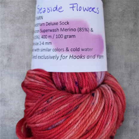 WeStYarn Deluxe Sock- Seaside Flowers