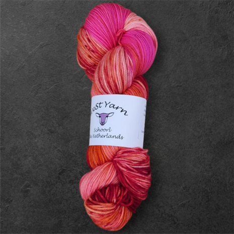 WeStYarn Deluxe Sock- Poppy Passion