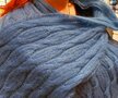 Fluffy Lace Cable Shawl - Breipatroon
